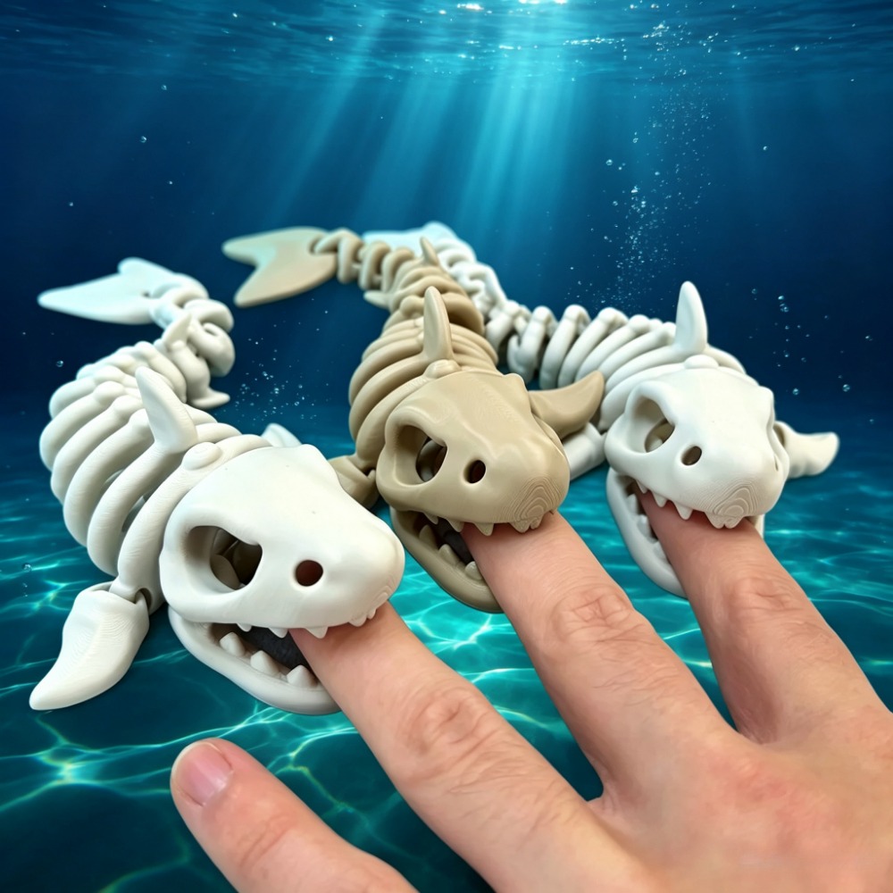 Aquarium Fish Quarantine - Скелет акулы для аквариума: подвижное украшение,