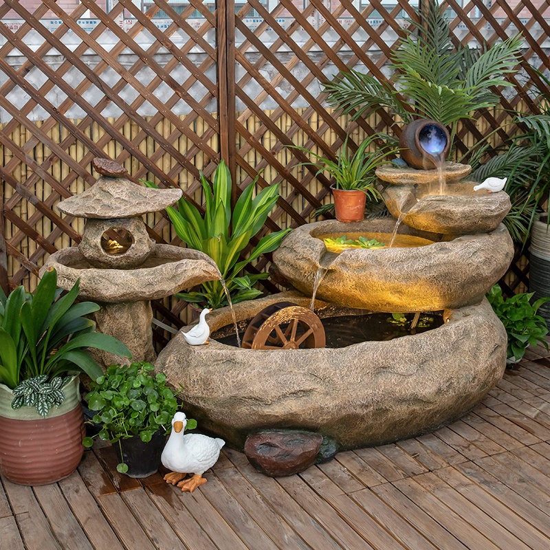 Aquarium Fish Pond - Уличный аквариум-фонтан для балкона и двора,