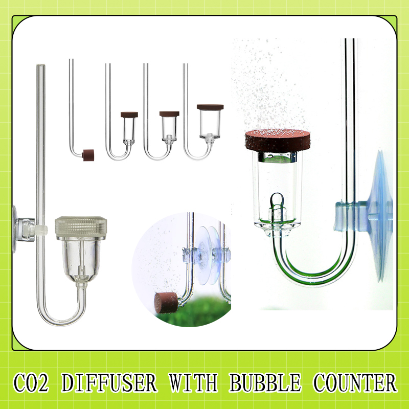 Co2 Diffuser Planted - Мини-диффузор CO2 со счетчиком пузырей, распылитель
