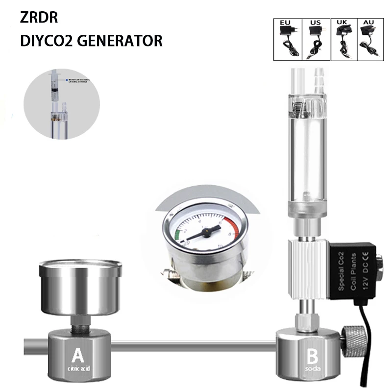 Co2 Diffuser Planted - Набор для самостоятельной сборки CO2-реактора для