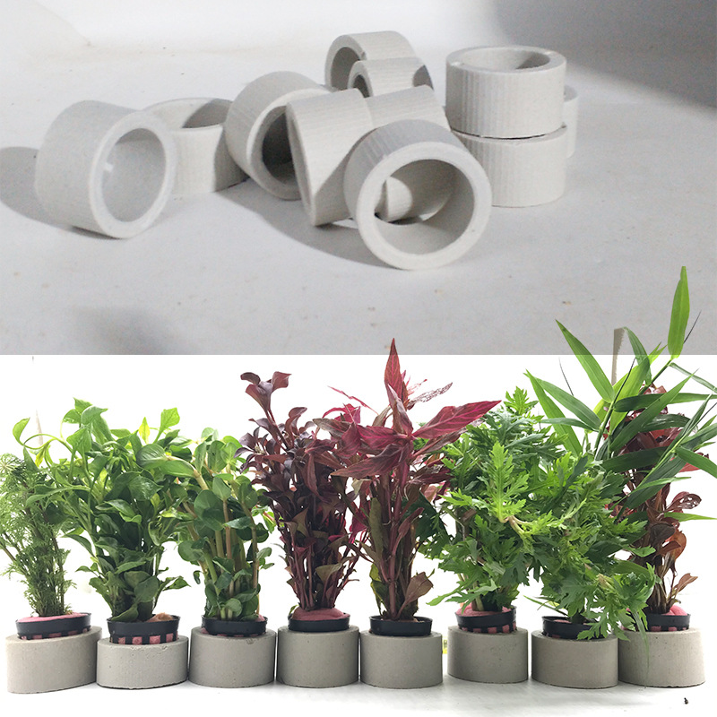 Aquarium Fish Pot - Керамическое кольцо для украшения аквариума, горшок
