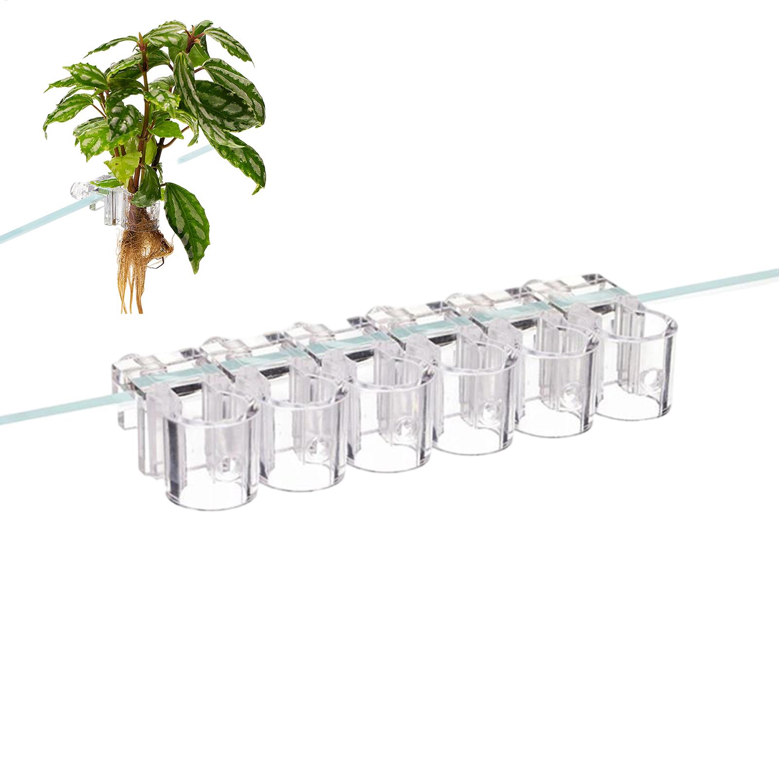 Aquarium Fish Pot - Мини-аквариум-кашпо, 6 шт., подставка для аквариумных