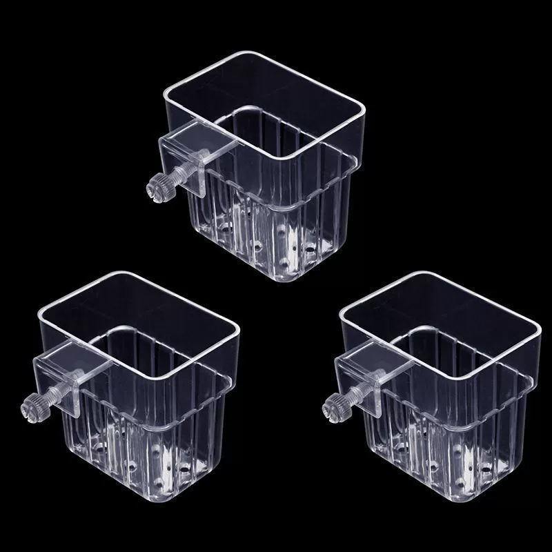 Прозрачный подвесной держатель – обзор и цена Aquarium Fish Pot