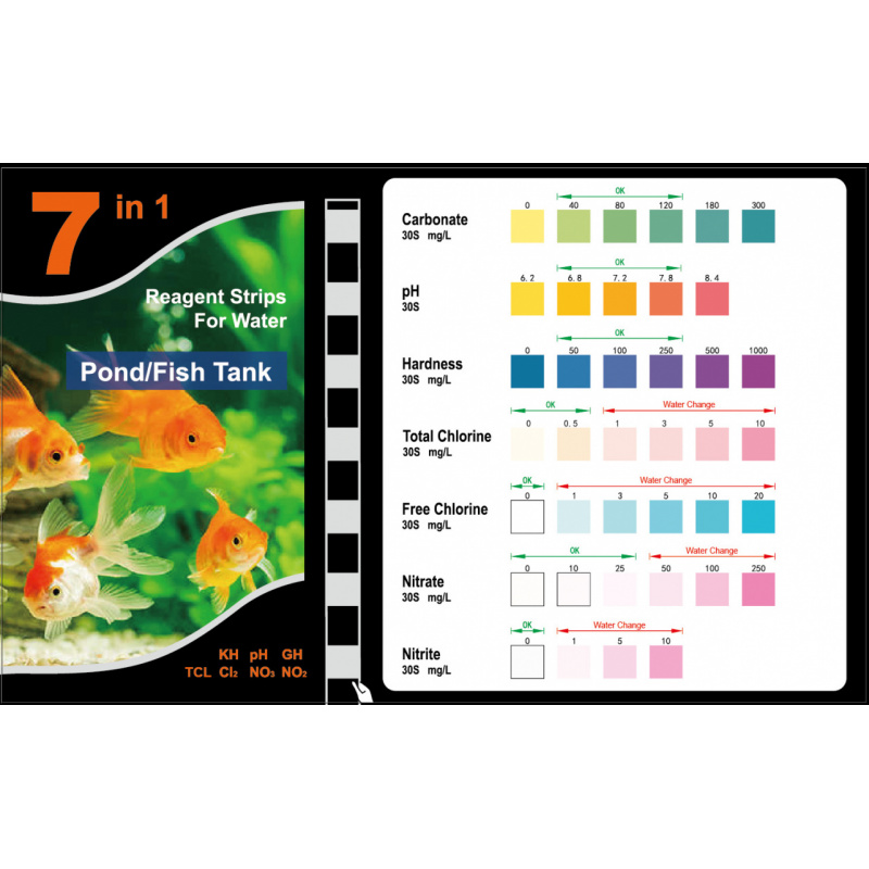 Тестовая полоса PH 7-в-1, комп – обзор и цена Aquarium Fish Pond