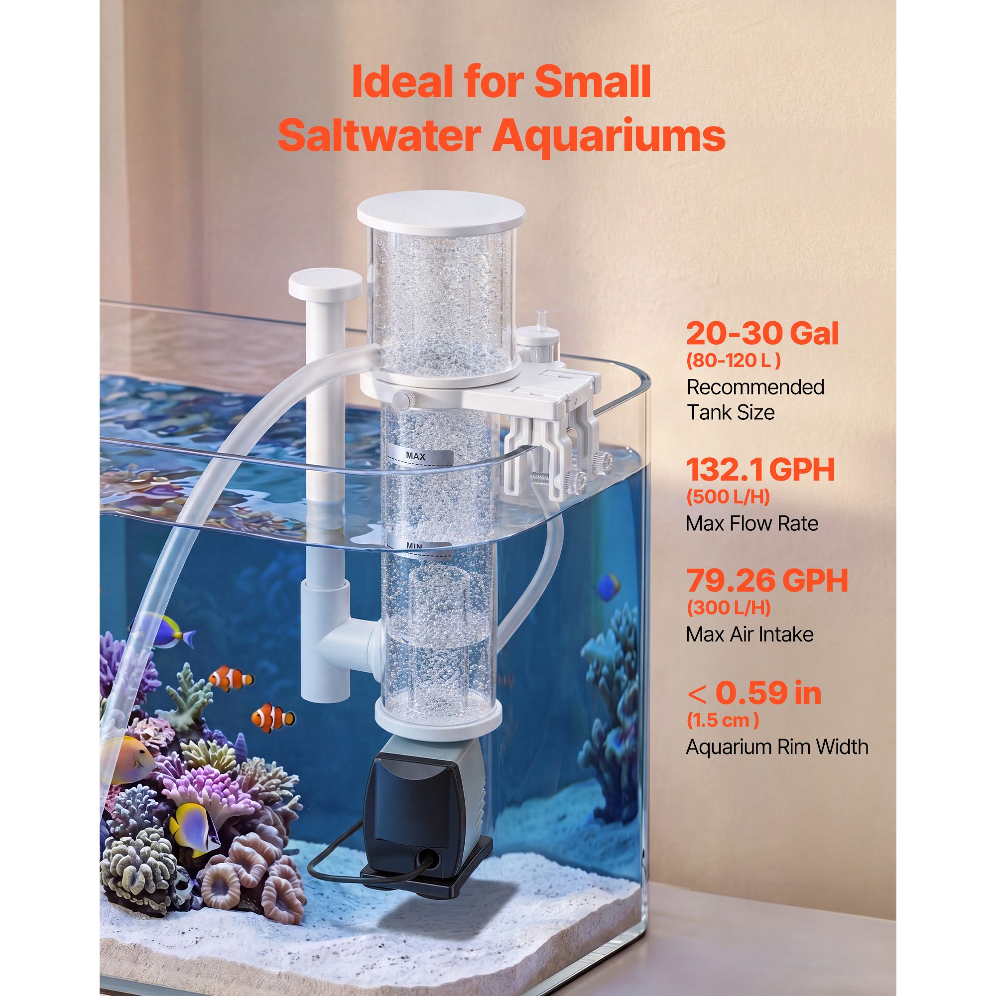 Протеиновый скиммер для морски – обзор и цена Protein Skimmer Reef